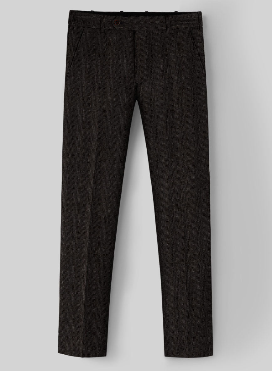 Italian Wool Linen Silk Ciagi Pants