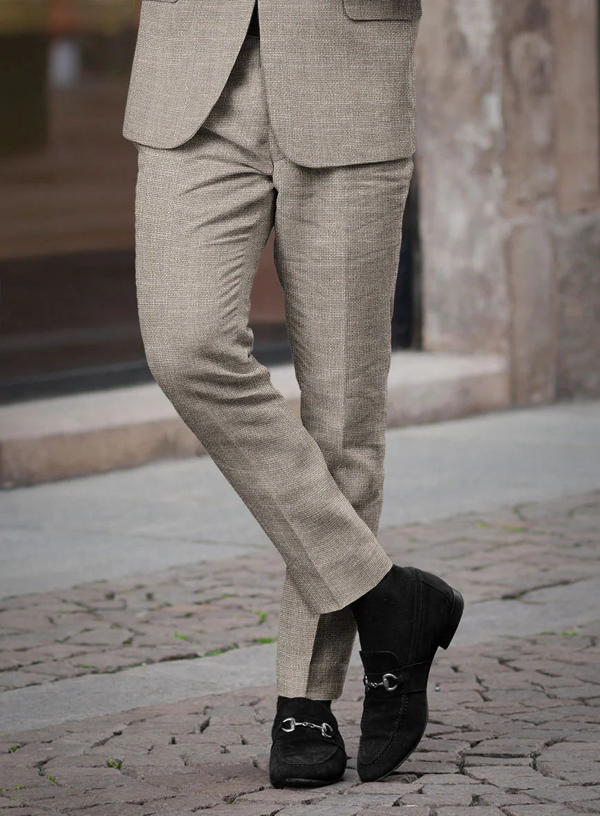 Italian Wool Linen Silk Justo Pants - Image 2