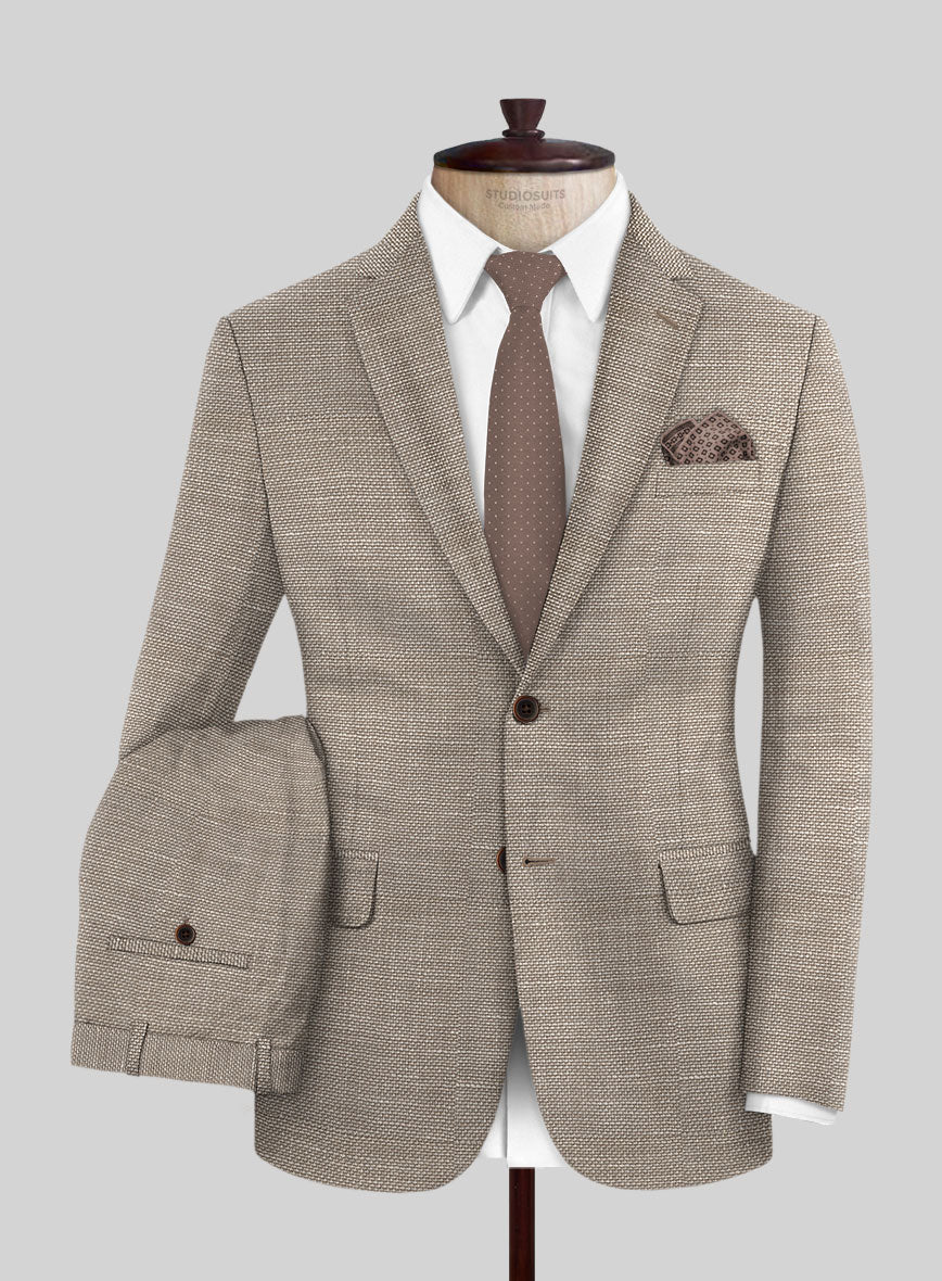 Italian Wool Linen Silk Lycra Erasmo Suit