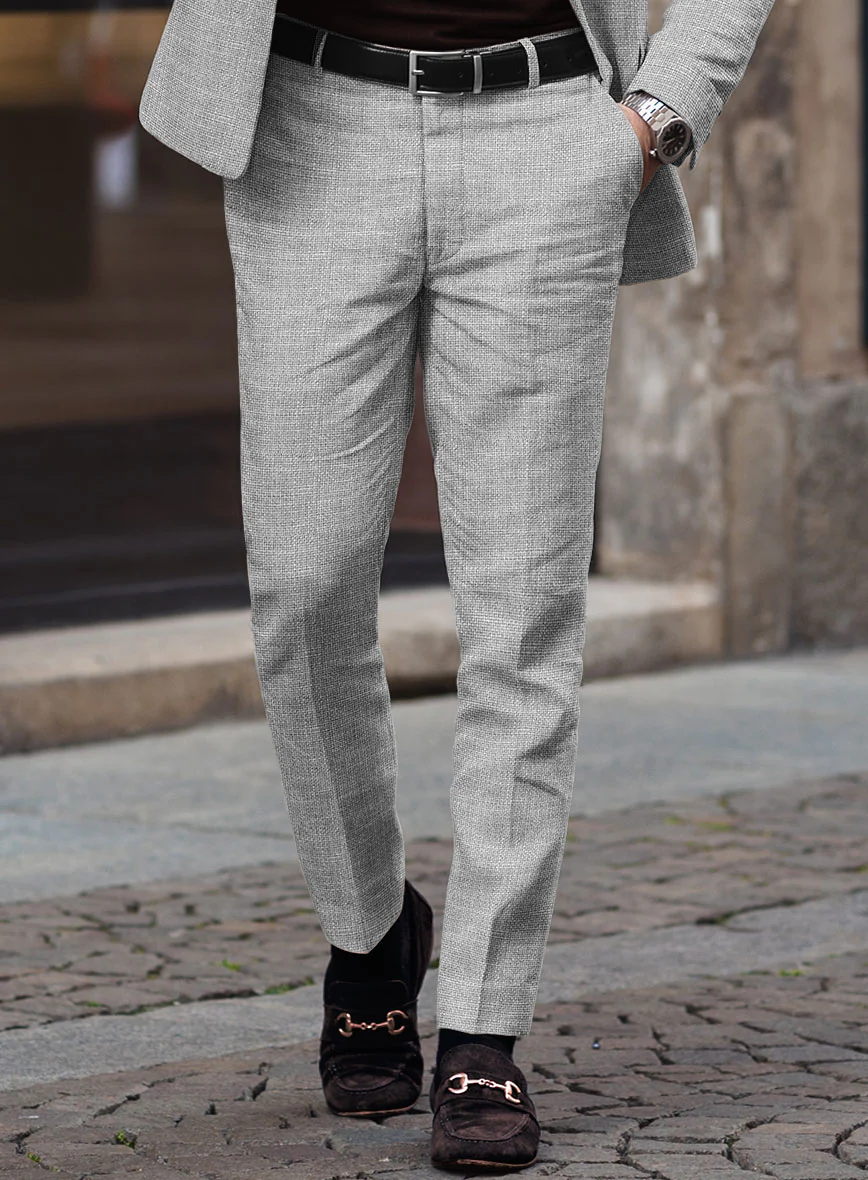 Italian Wool Linen Silk Ottavia Pants - Image 2
