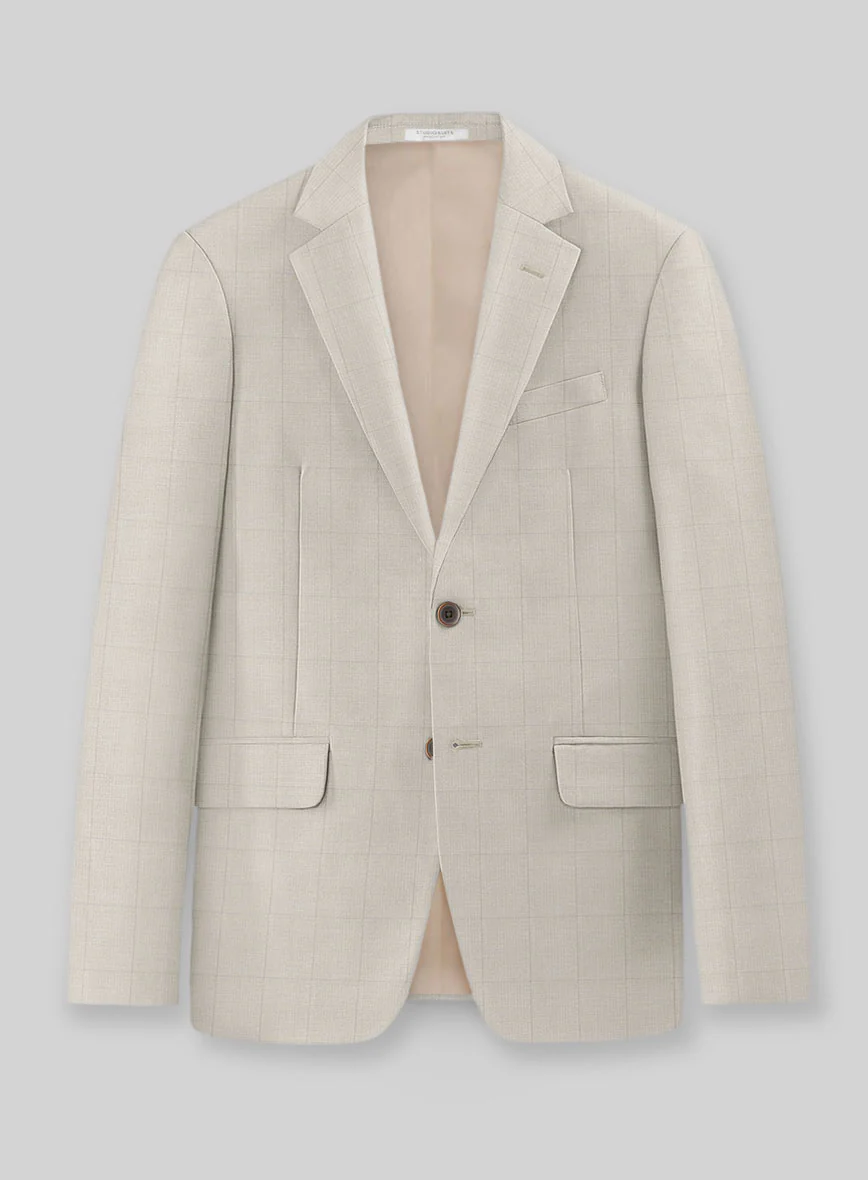 Italian Wool Lycra Norvel Suit - Image 2