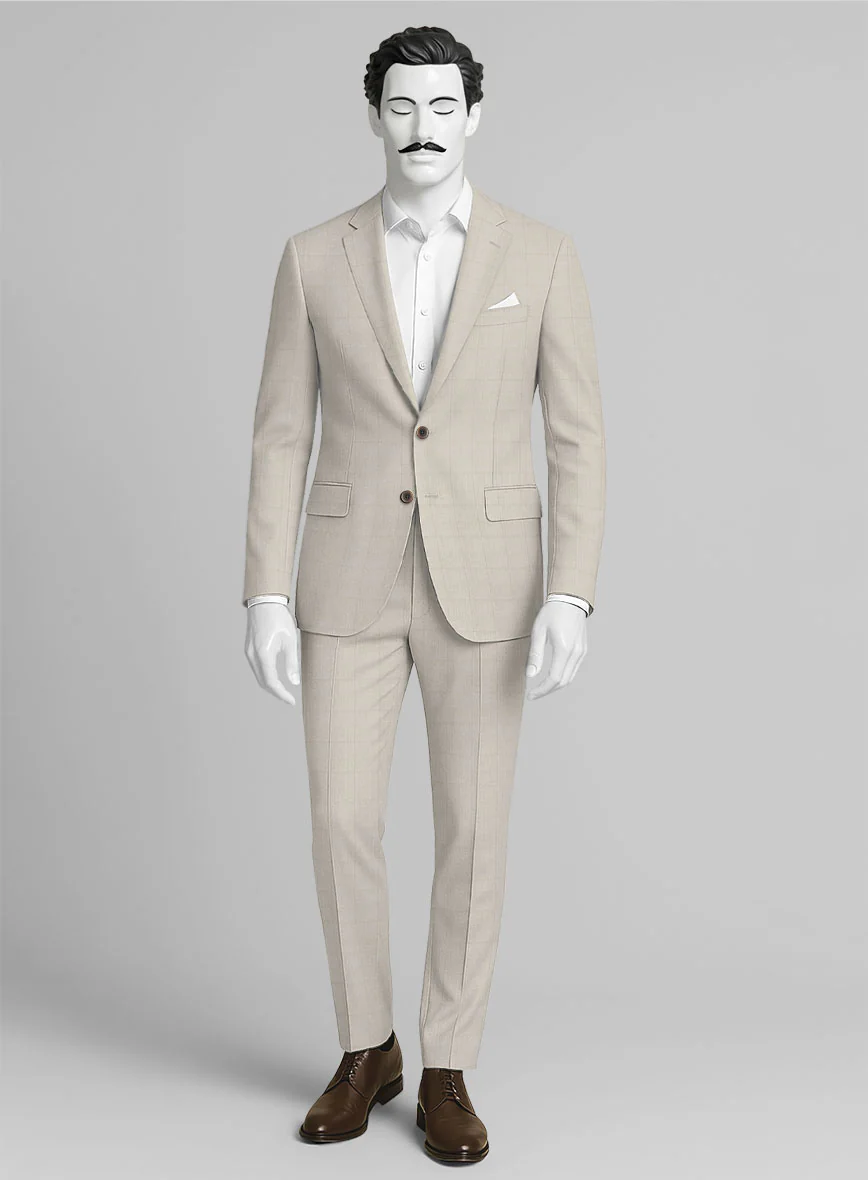 Italian Wool Lycra Norvel Suit
