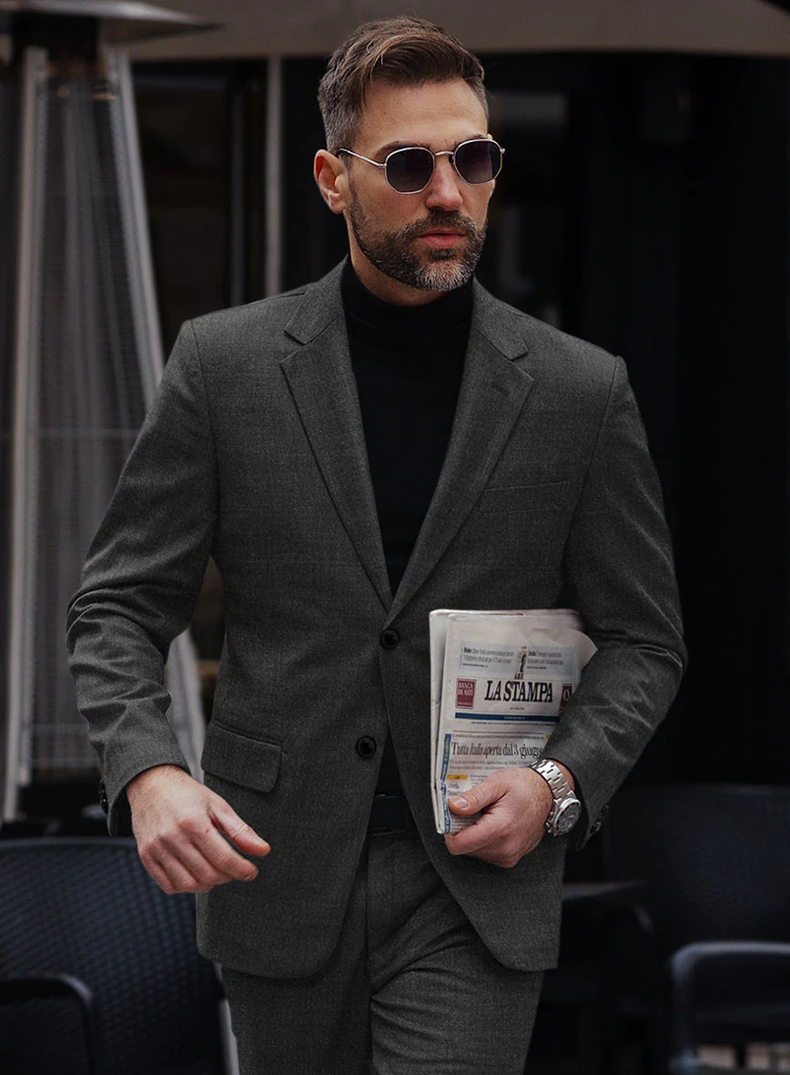Italian Wool Lycra Pasquale Suit - Image 4