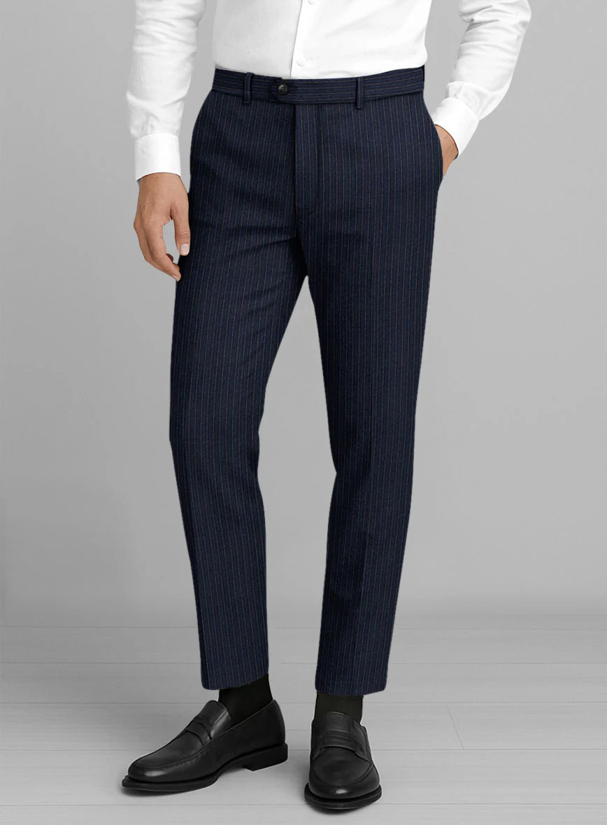 Italian Wool Rigato Pants
