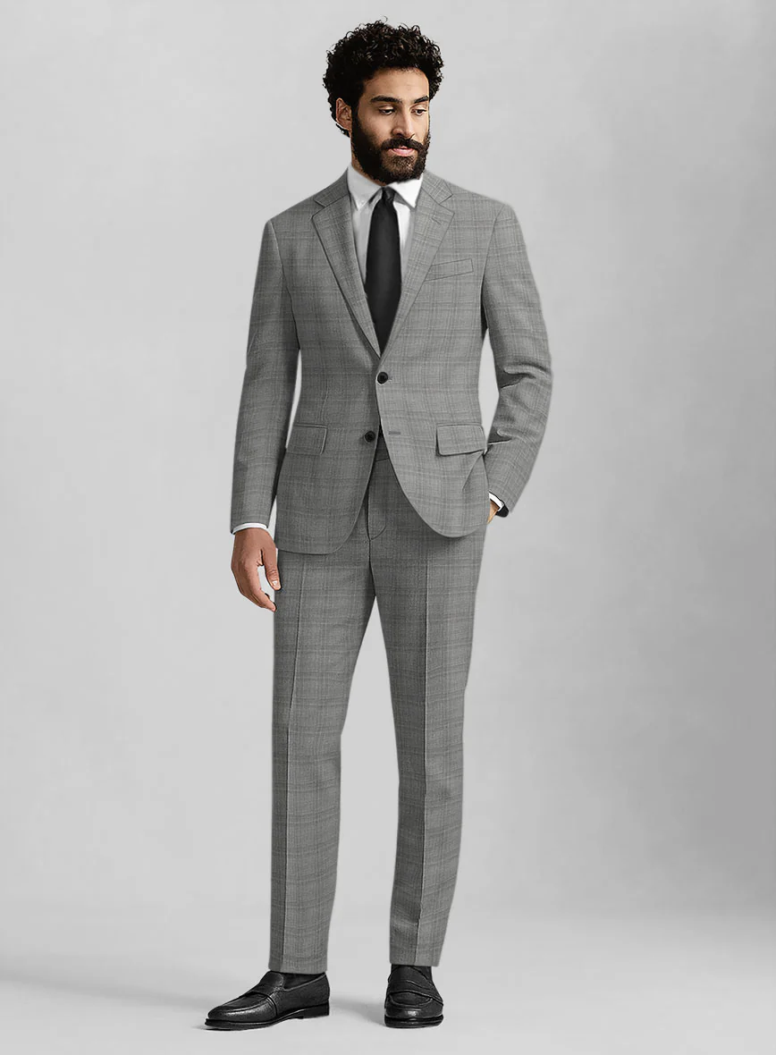 Italian Wool Silk Delmar Suit - Image 2