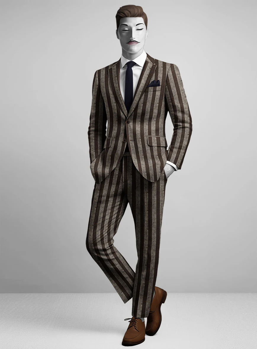 Italian Wool Silk Linen Calwick Suit