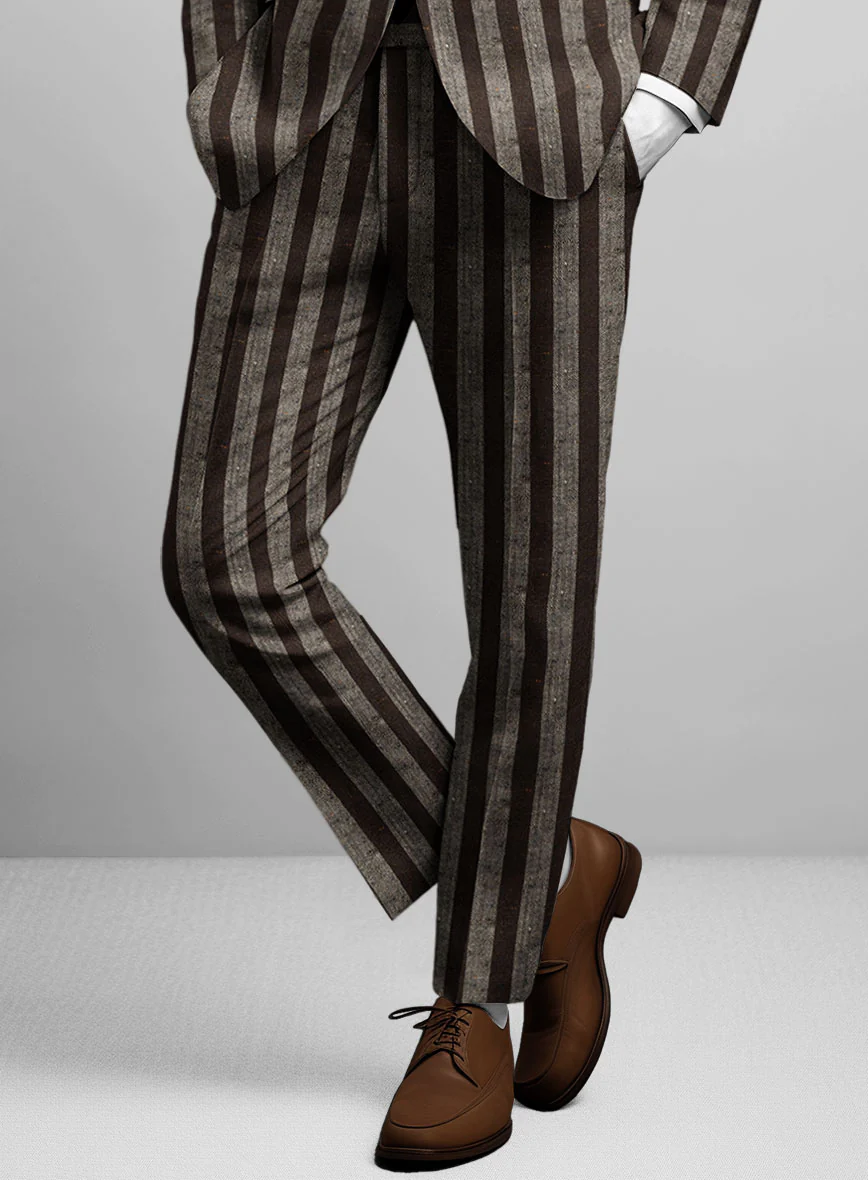 Italian Wool Silk Linen Calwick Suit - Image 5
