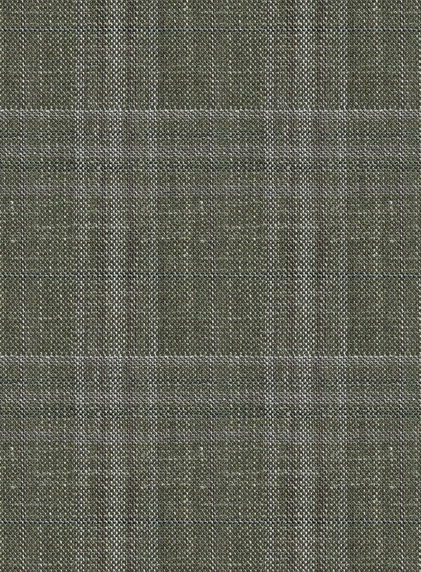 Italian Wool Silk Linen Cortes Pants - Image 3