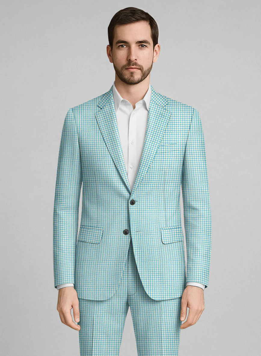 Italian Wool Silk Linen Doviel Jacket - Image 2