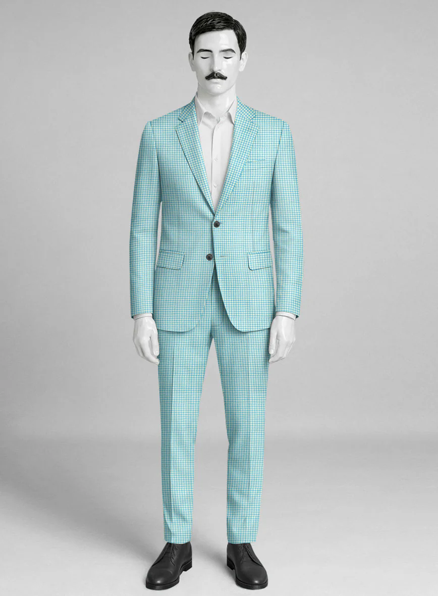 Italian Wool Silk Linen Doviel Suit