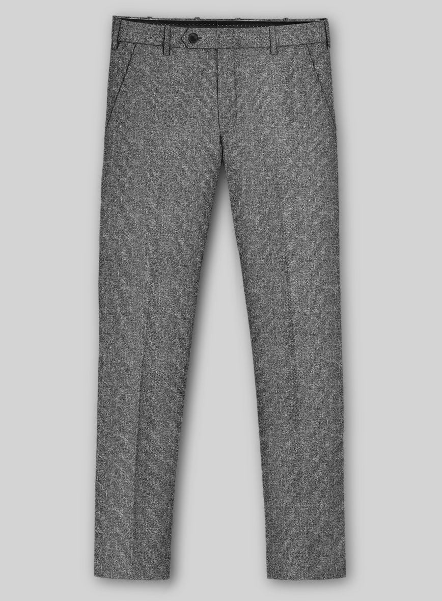 Italian Wool Silk Linen Flaren Pants - Image 2