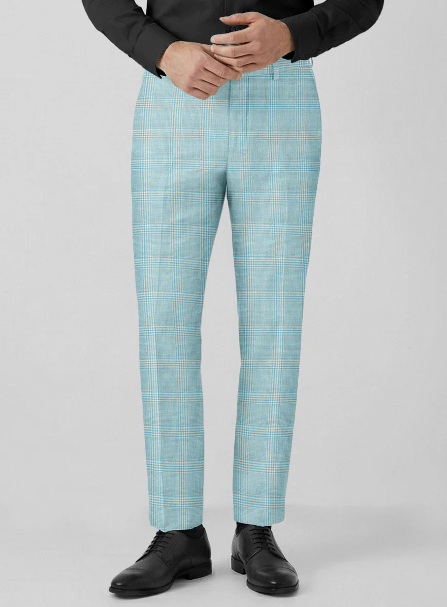 Italian Wool Silk Linen Marvito Pants
