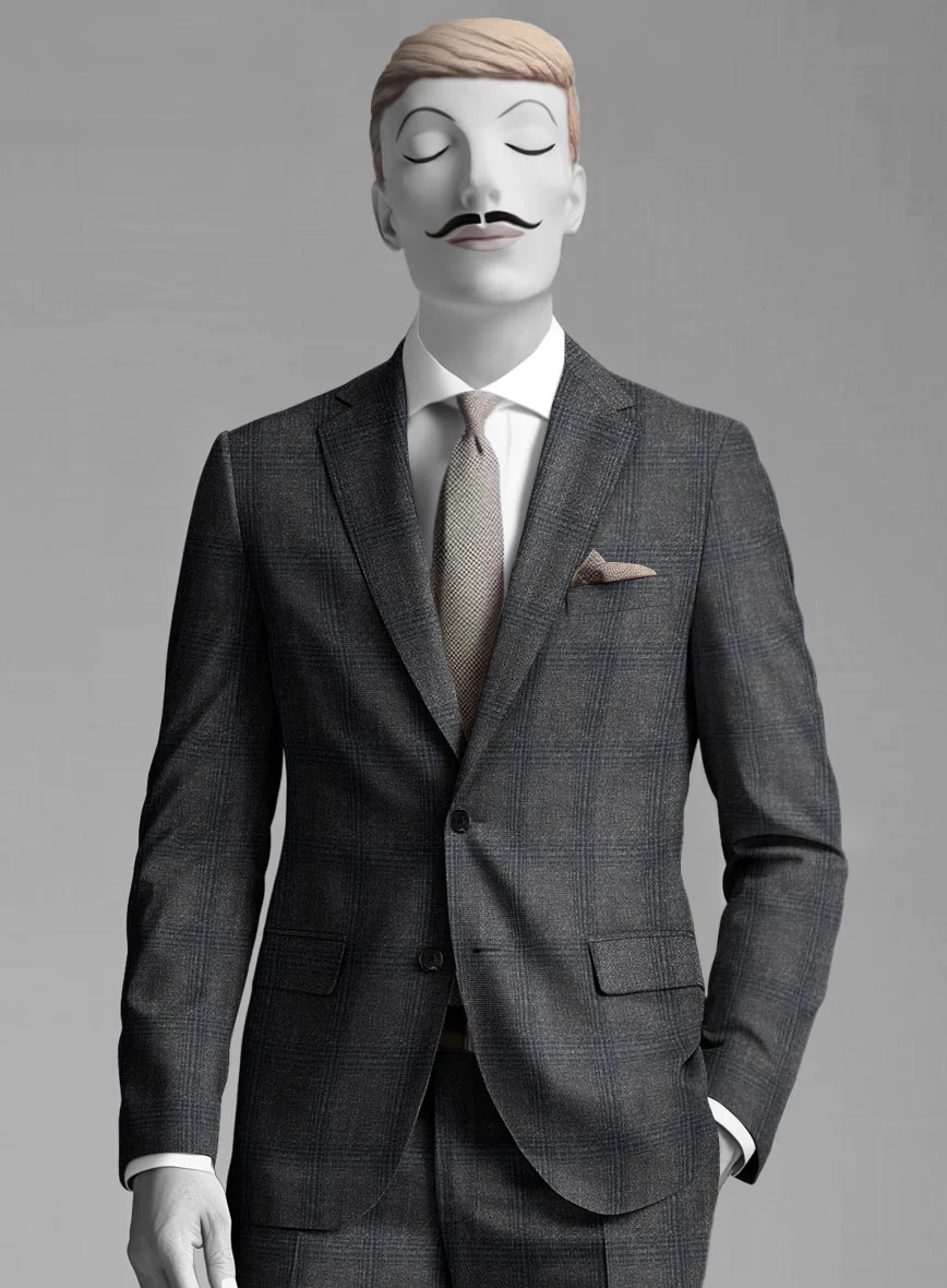 Italian Wool Silk Linen Silvano Suit - Image 3