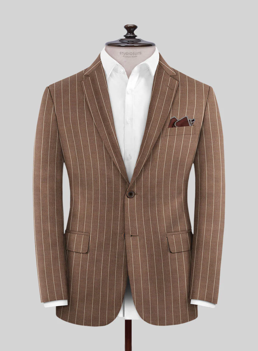 Italian Wool Silk Linen Tiziana Suit - Image 5
