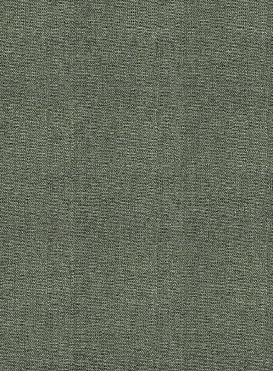 Italian Wool Silk Oliveno Jacket - Image 3