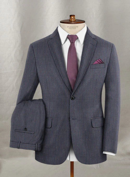Italian Wool Stretch Ivalla Suit