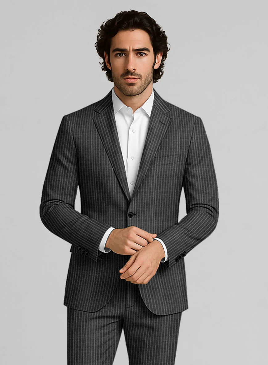 Italian Wool Tenebra Suit - Image 3