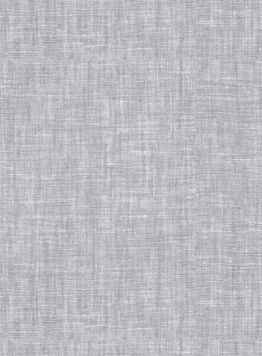 Italian Zod Light Gray Linen Boys Suit - Image 5