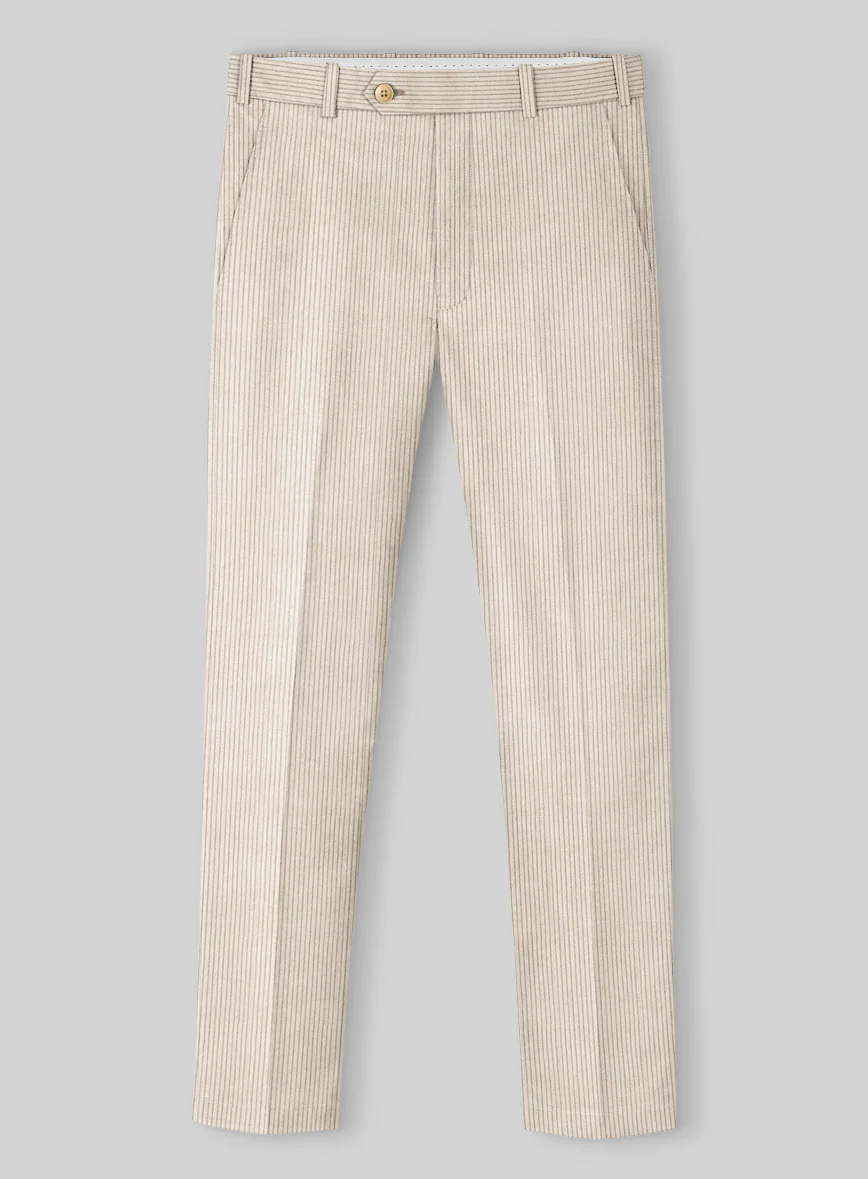 Ivory Corduroy Pants