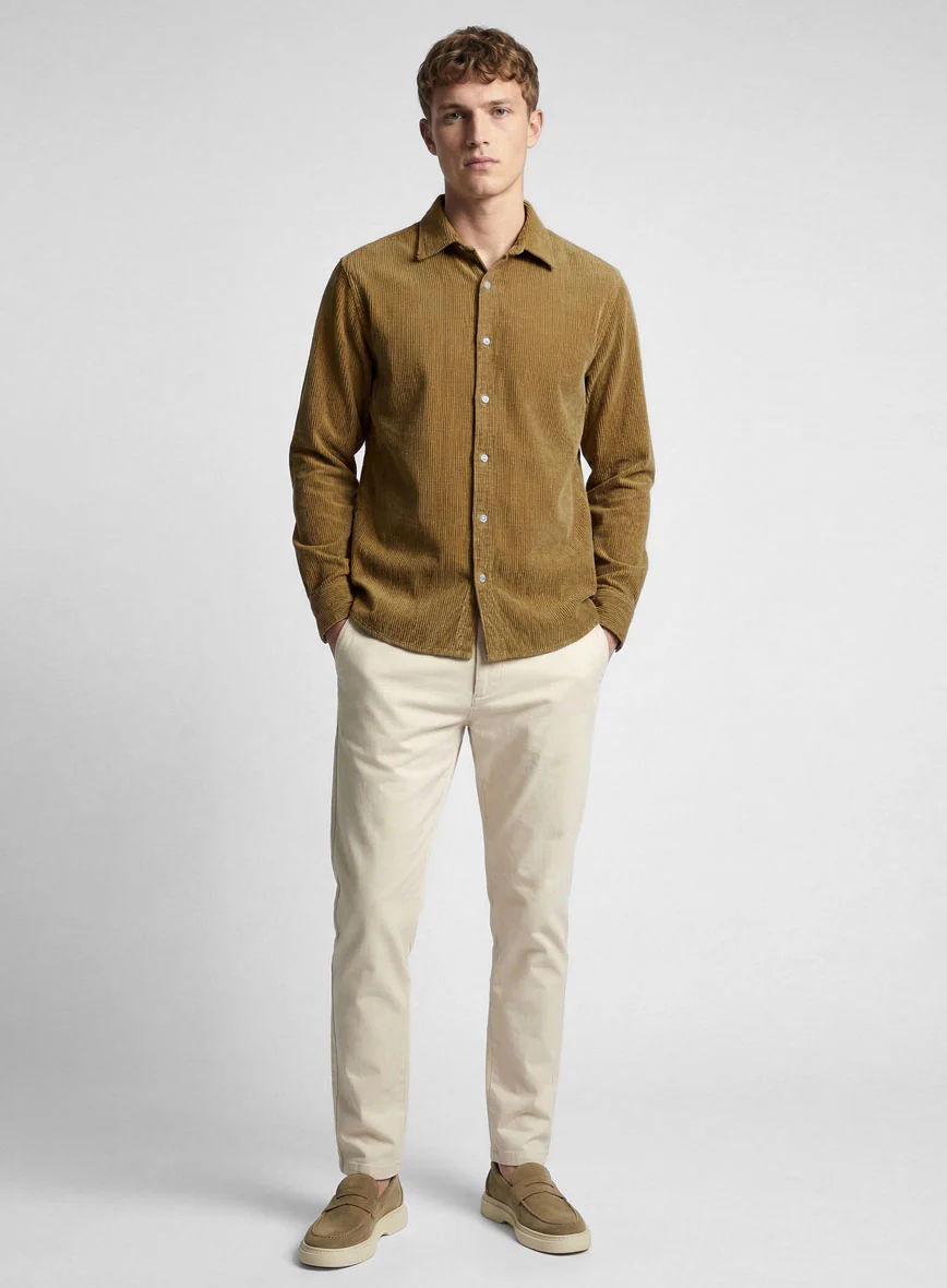 Khaki Corduroy Shirt - Image 4