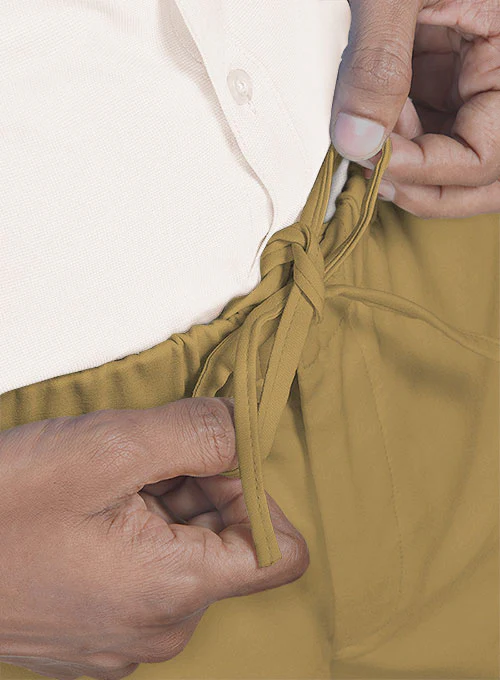 Easy Pants Khaki Cotton Canvas - Image 6