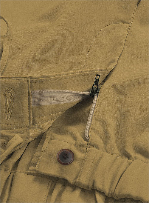 Easy Pants Khaki Cotton Canvas - Image 7