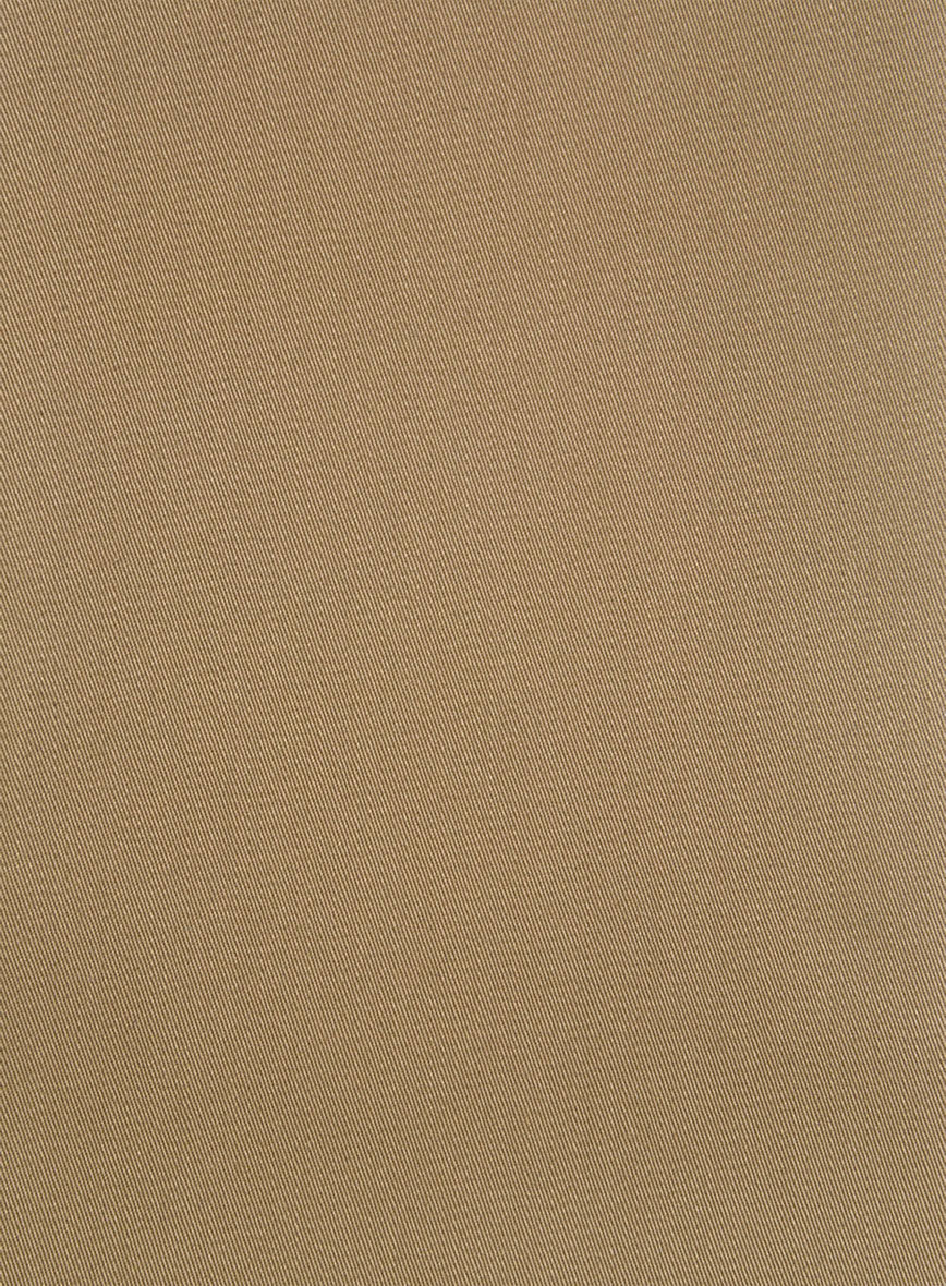 Khaki Napoli Stretch Light Weight Cotton Pants - Image 3