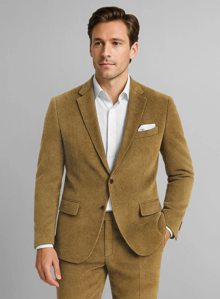 Khaki Corduroy Jacket - Image 2
