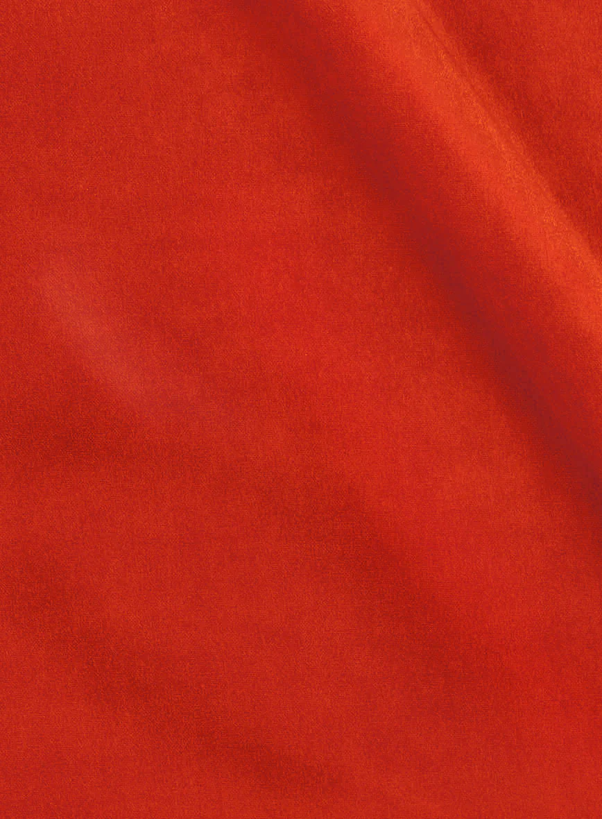 Kingsman Orange Velvet Tuxedo Suit - Image 7