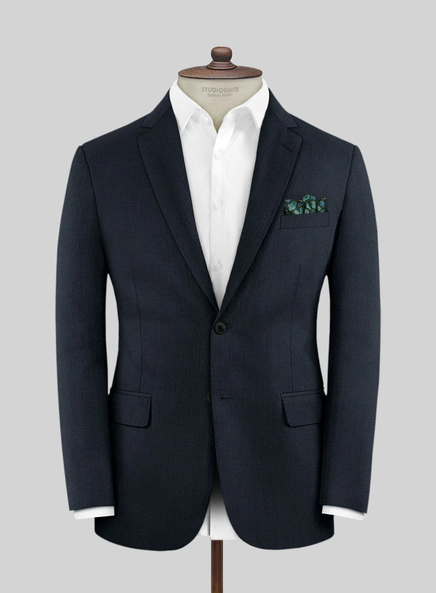 Lanificio Zegna Electa Oili Blue Checks Wool Jacket