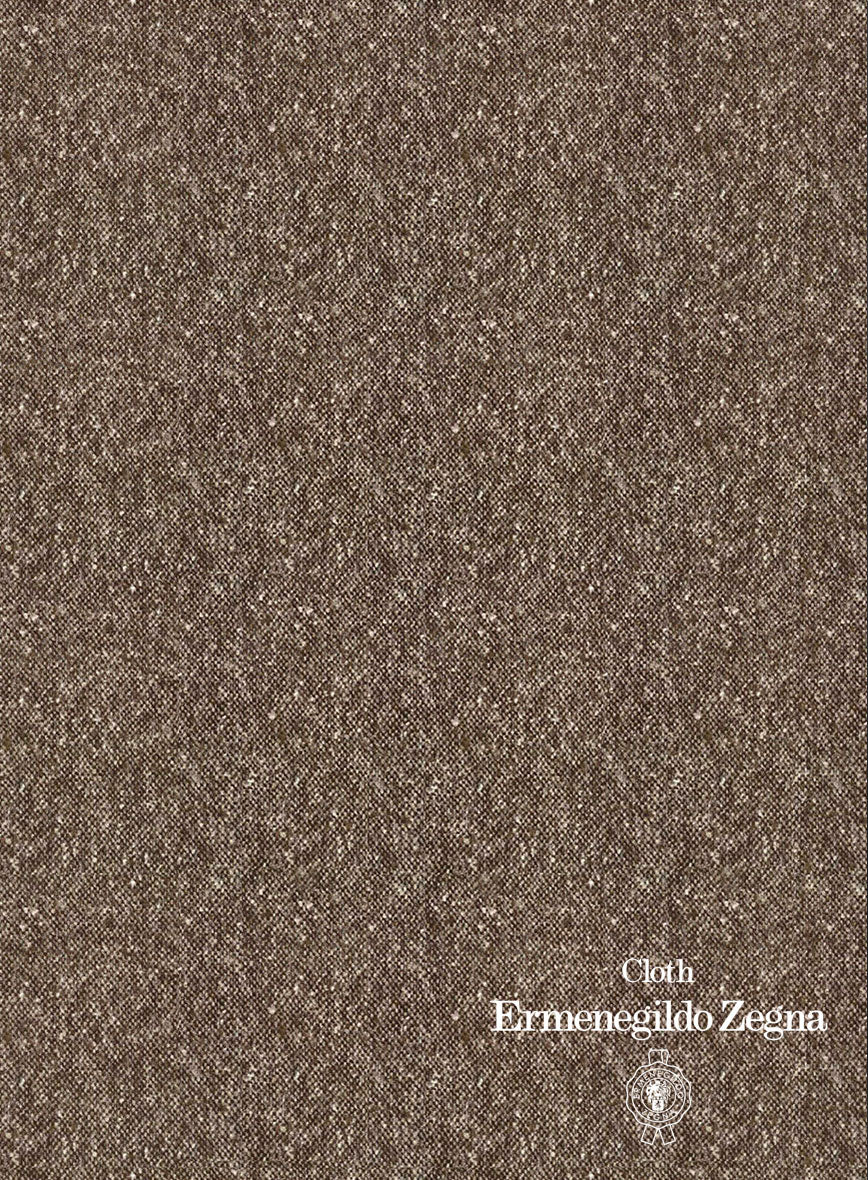 Lanificio Zegna Novara Brown Donegal Wool Jacket - Image 4