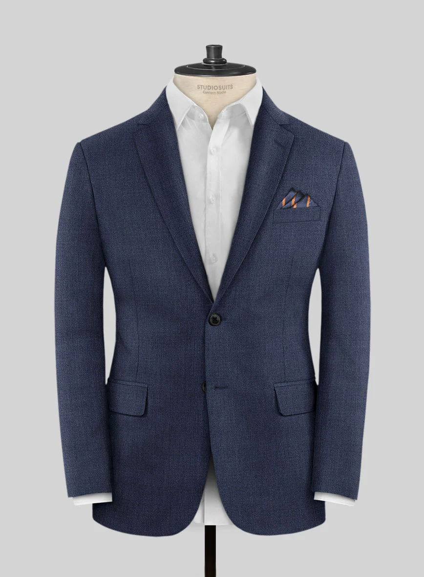 Lanificio Zegna Traveller Denim Blue Wool Suit - Image 3