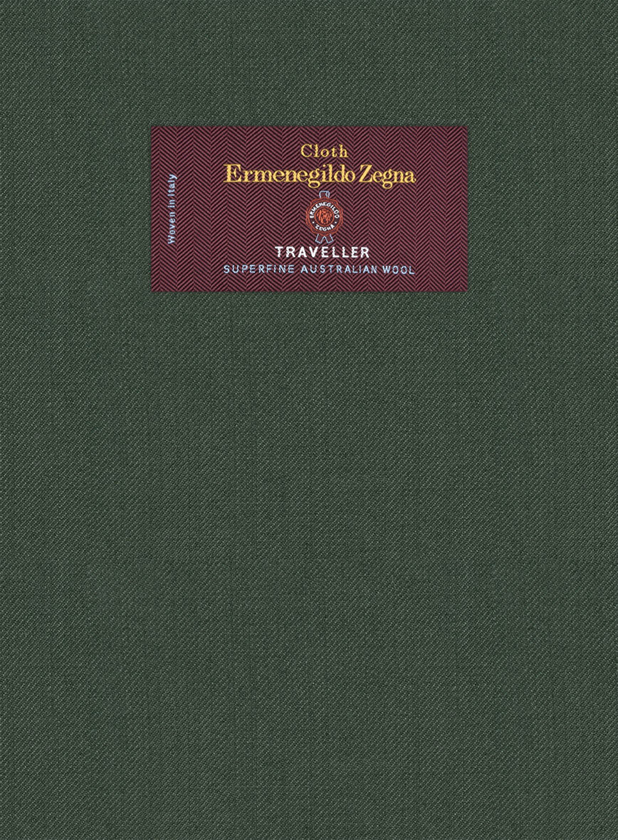 Lanificio Zegna Traveller Green Wool Jacket - Image 2