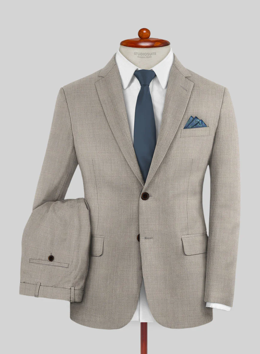 Lanificio Zegna Traveller Tobacco Brown Wool Suit