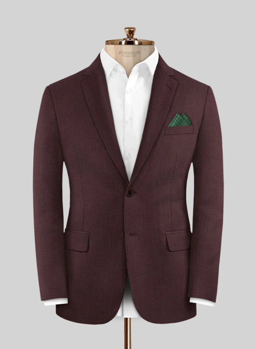 Lanificio Zegna Traveller Wine Wool Jacket