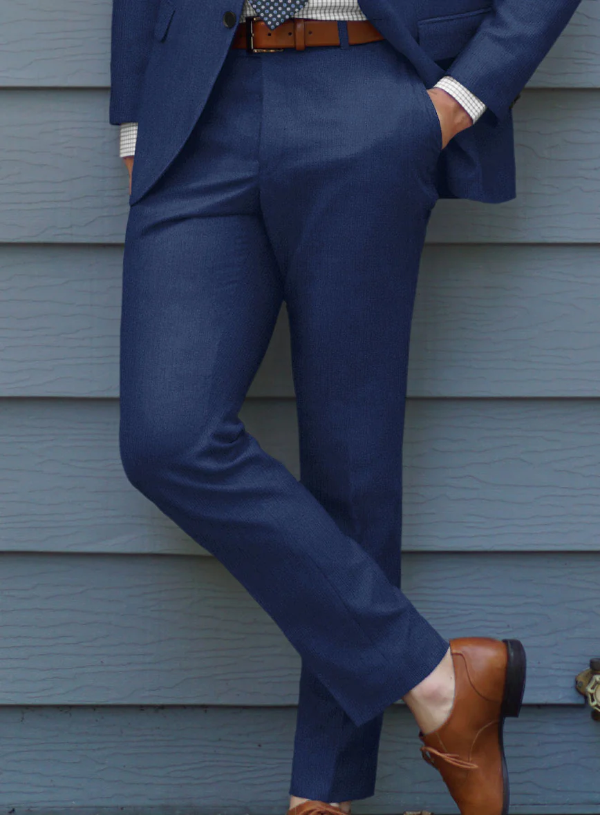 Lanificio Zegna Trofeo Cobalt Blue Wool Suit - Image 4