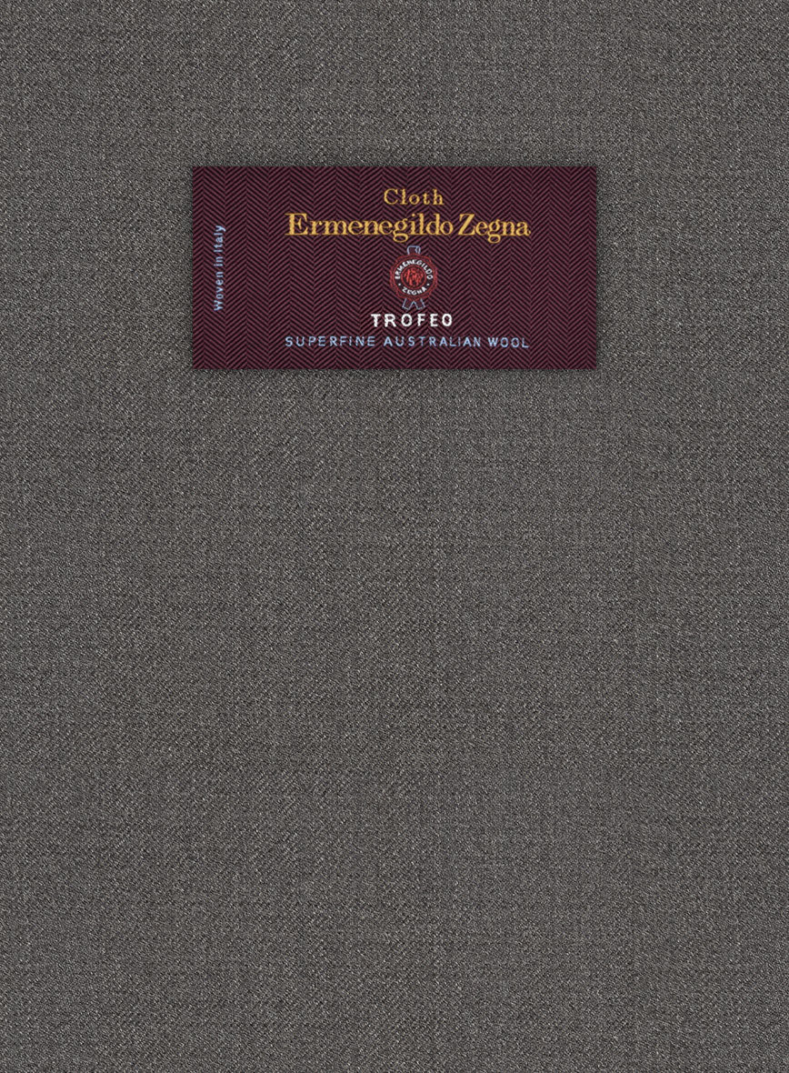 Lanificio Zegna Trofeo Couture Brown Wool Suit - Image 7