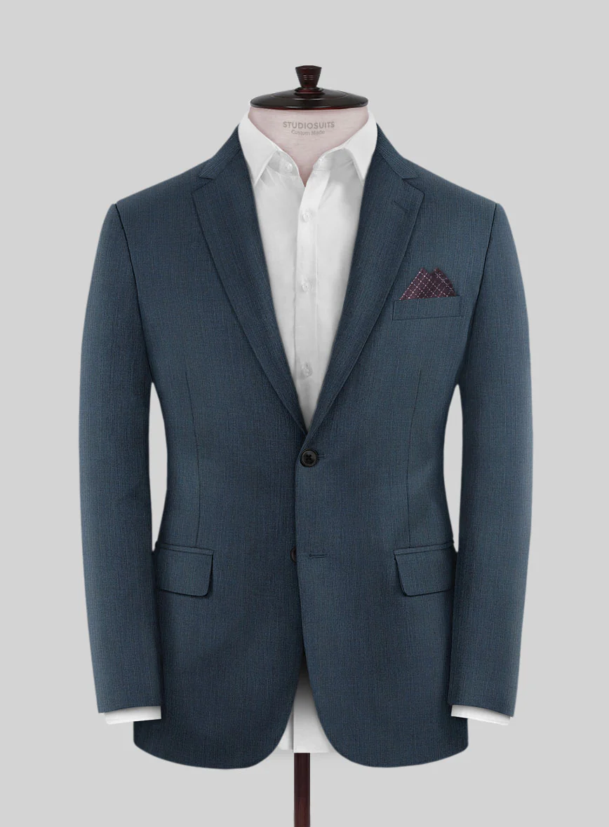 Lanificio Zegna Trofeo Dexi Regal Blue Stripe Wool Jacket