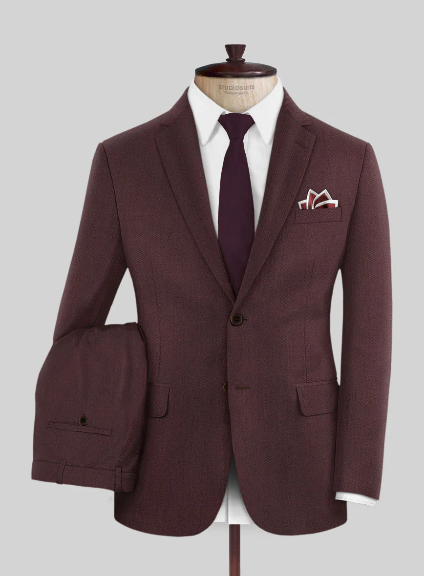 Lanificio Zegna Trofeo Wine Wool Suit