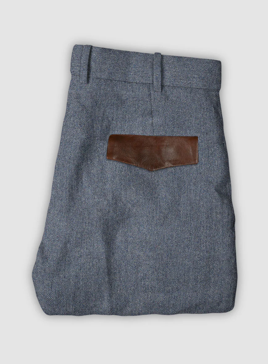 Leather Trim Tweed Suit - Image 8