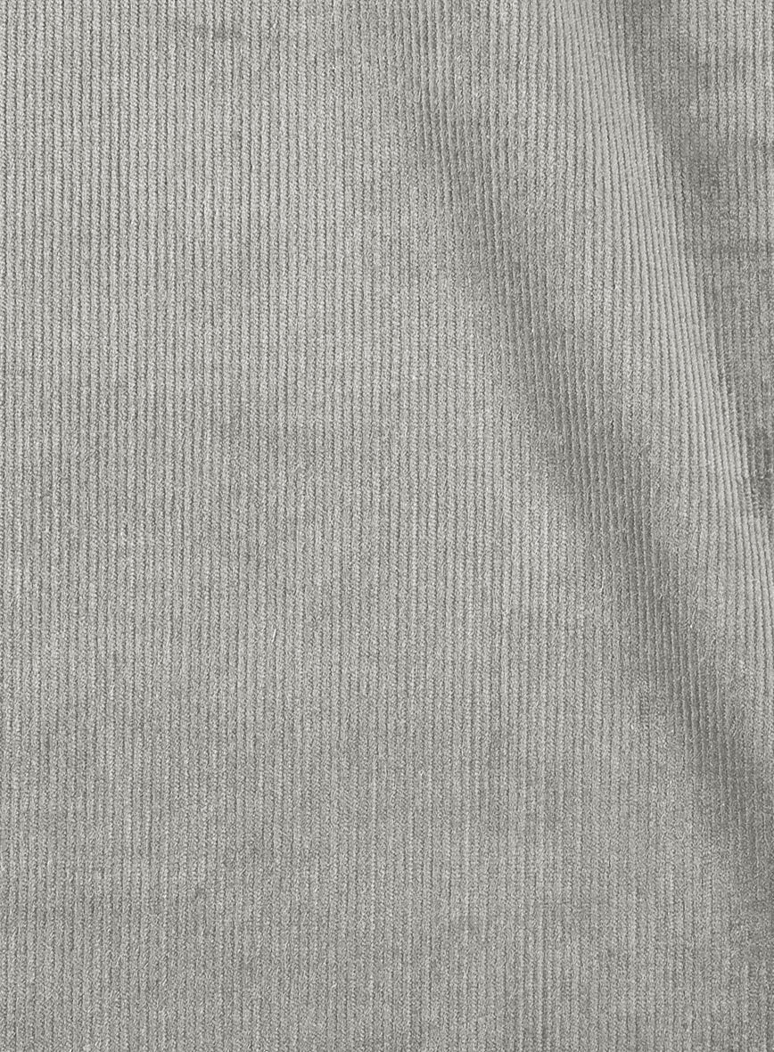 Light Gray Stretch Pin Corduroy Suit - Image 7