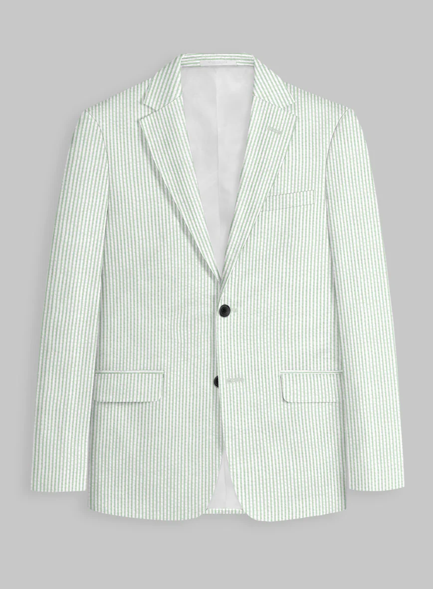 Light Green Seersucker Jacket