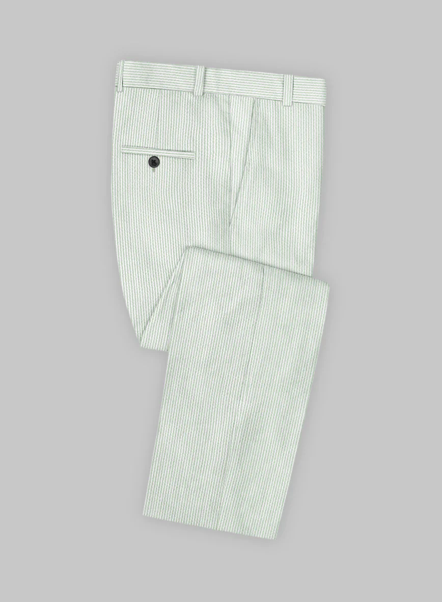 Light Green Seersucker Pants - Image 2