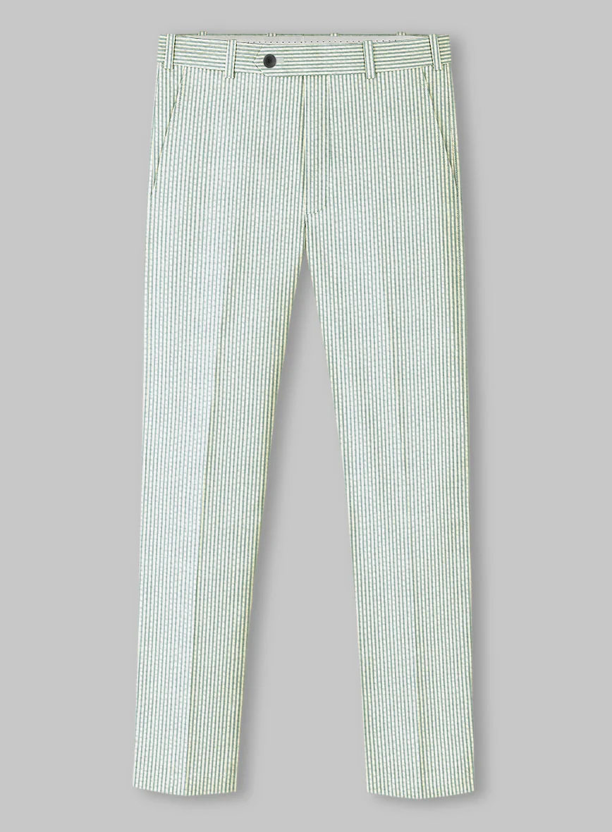 Light Green Seersucker Suit - Image 5