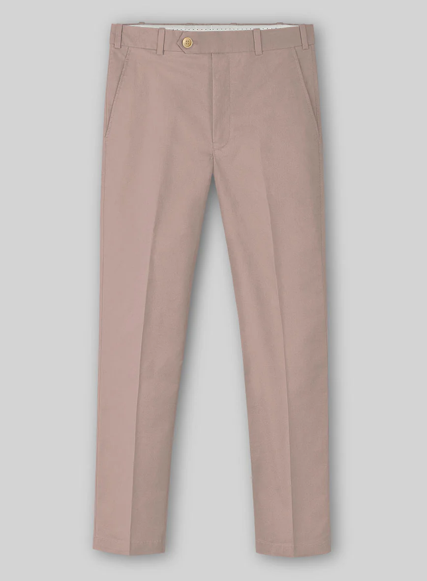 Light Mauve Stretch Chino Suit - Image 4
