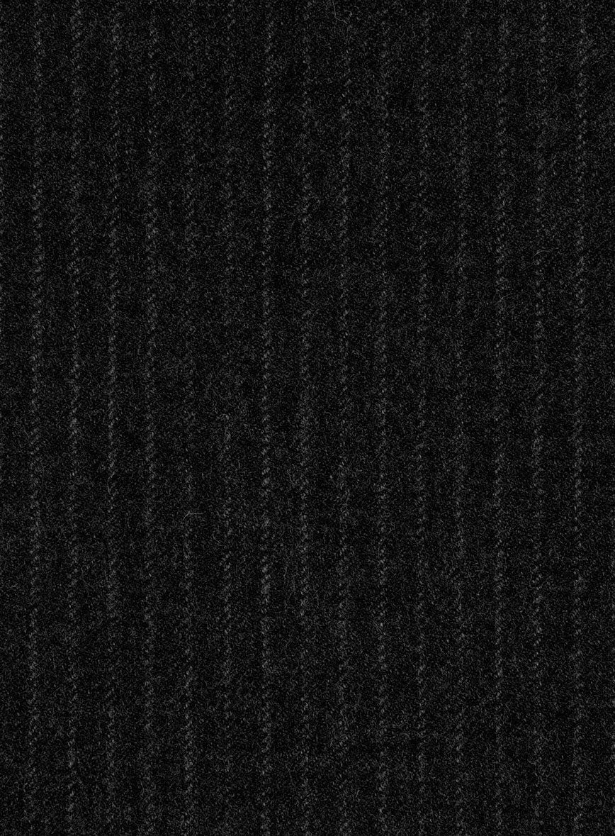 Light Weight Black Stripe Tweed Jacket - Image 4