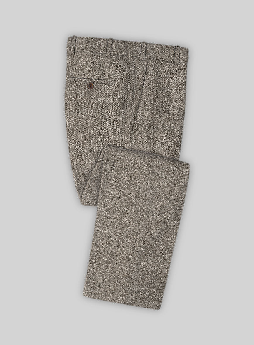 Light Weight Brown Tweed Pants - Image 2