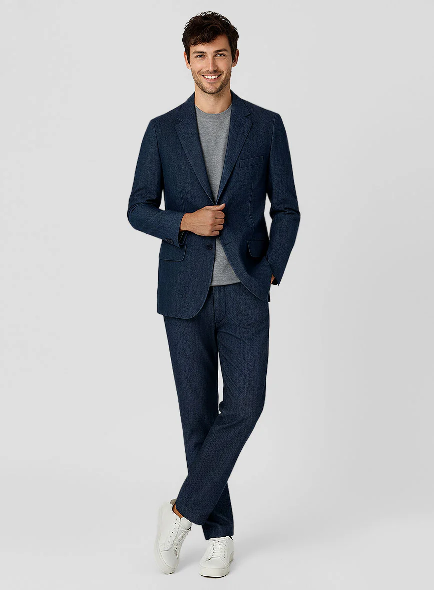 Light Weight Denim Suit