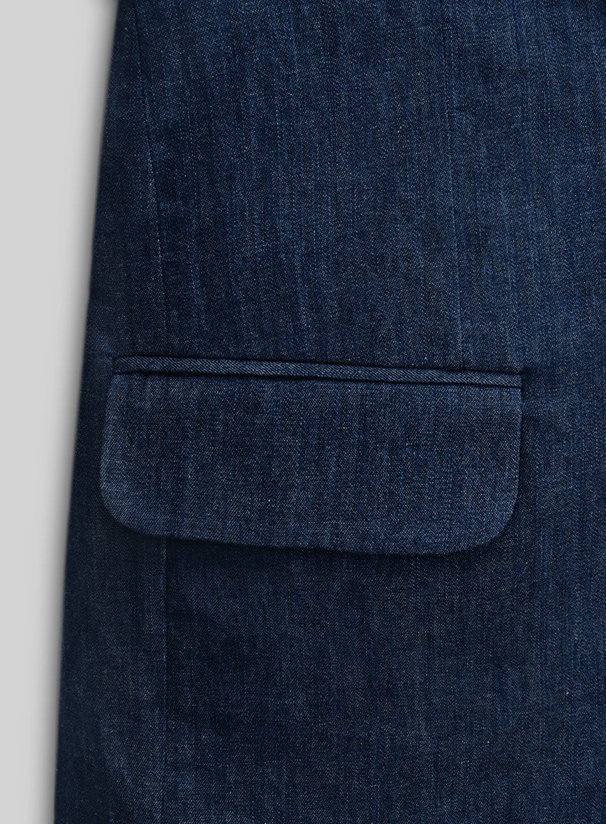 Light Weight Denim Suit - Image 5