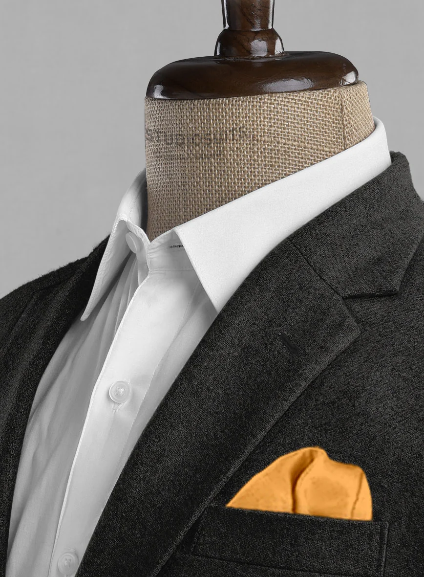 Light Weight Hamburg Charcoal Tweed Suit - Image 5